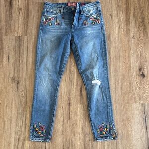 Lucky Brand Denim with Multicolor Embroidery